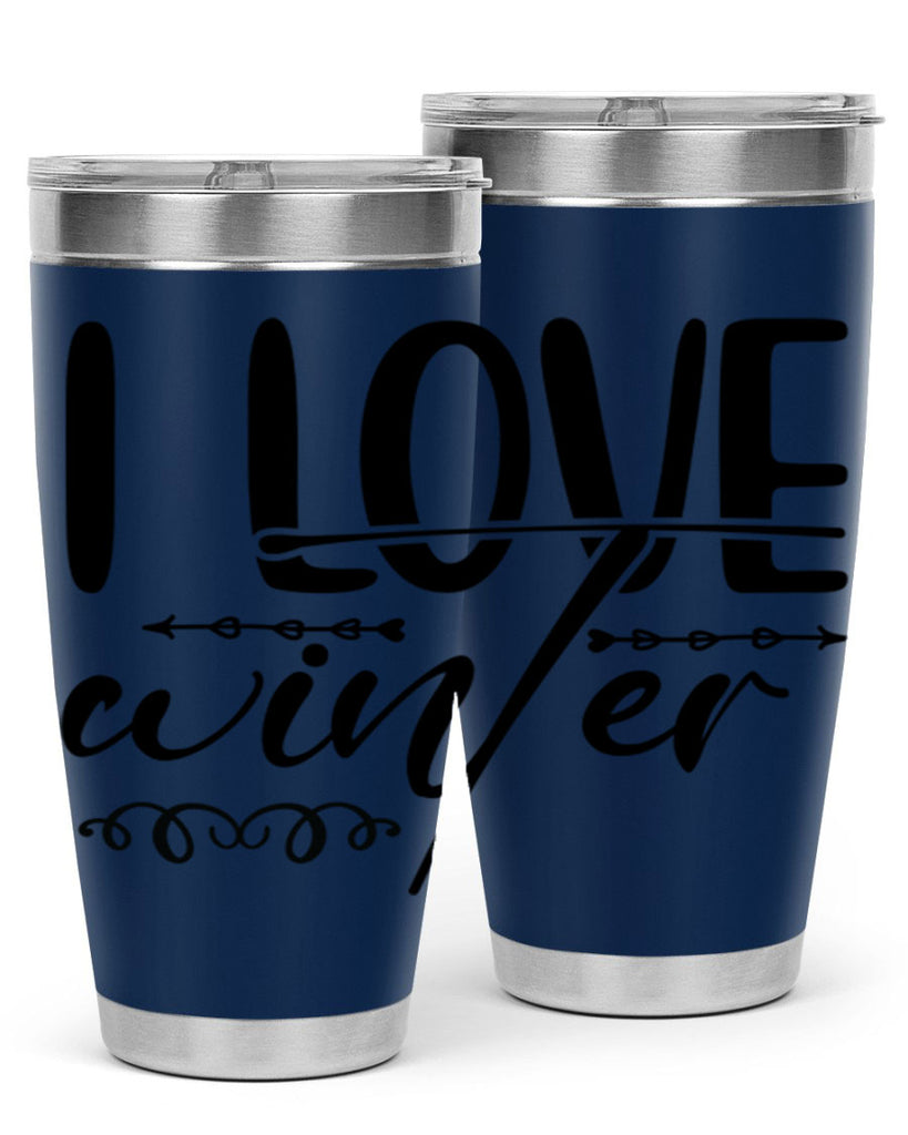 I love winter 243#- winter- Tumbler