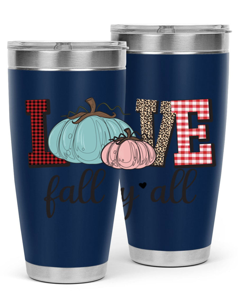 Love Fall Yall 409#- fall- Tumbler