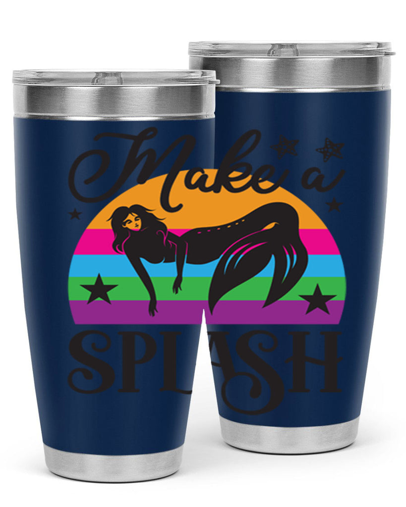 Make a splash 313#- mermaid- Tumbler
