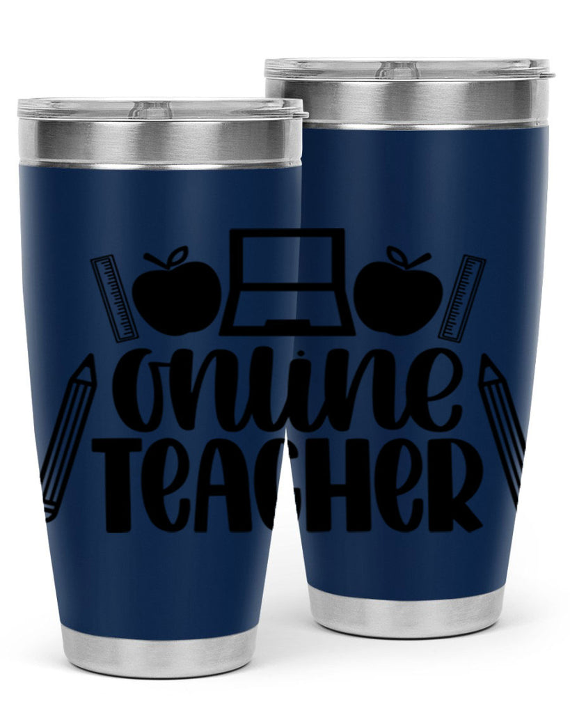 Online Teacher Style 61#- teacher- tumbler