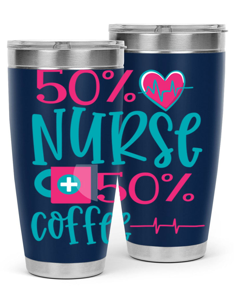 Percent Nurse Percent Coffee Style 395#- nurse- tumbler