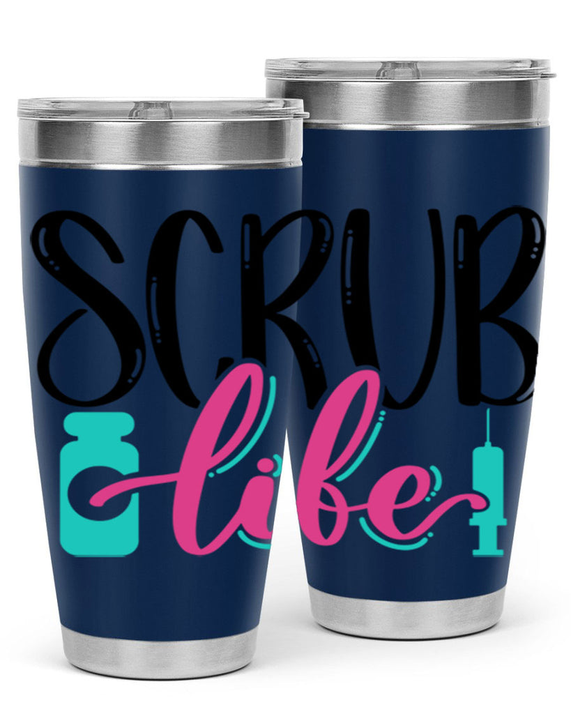 Scrub Life Style Style 46#- nurse- tumbler