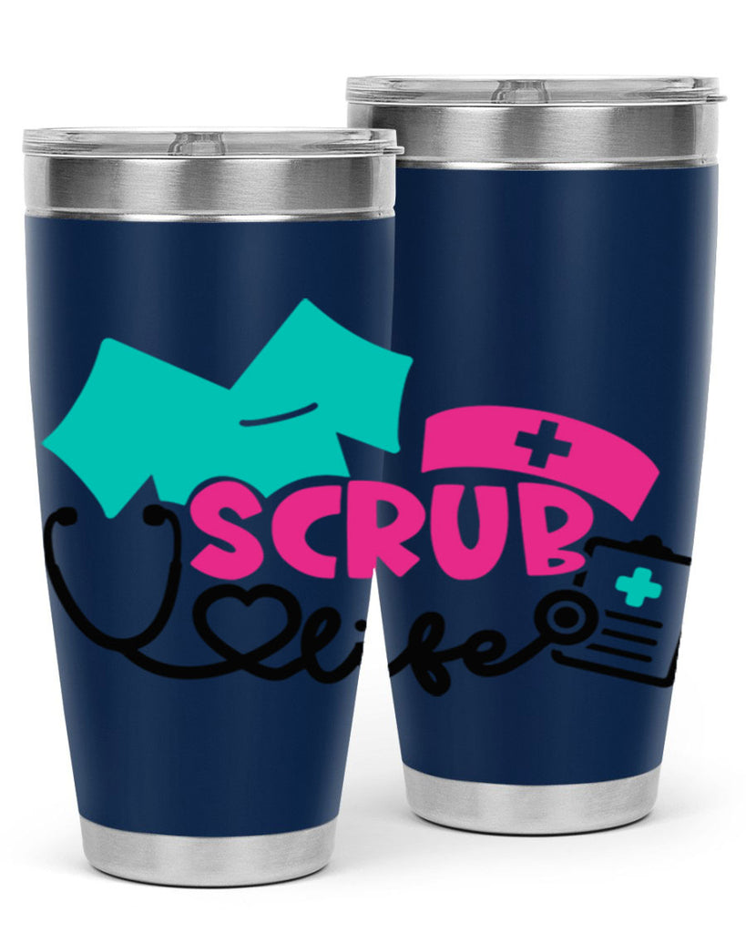 Scrub Life Style Style 47#- nurse- tumbler