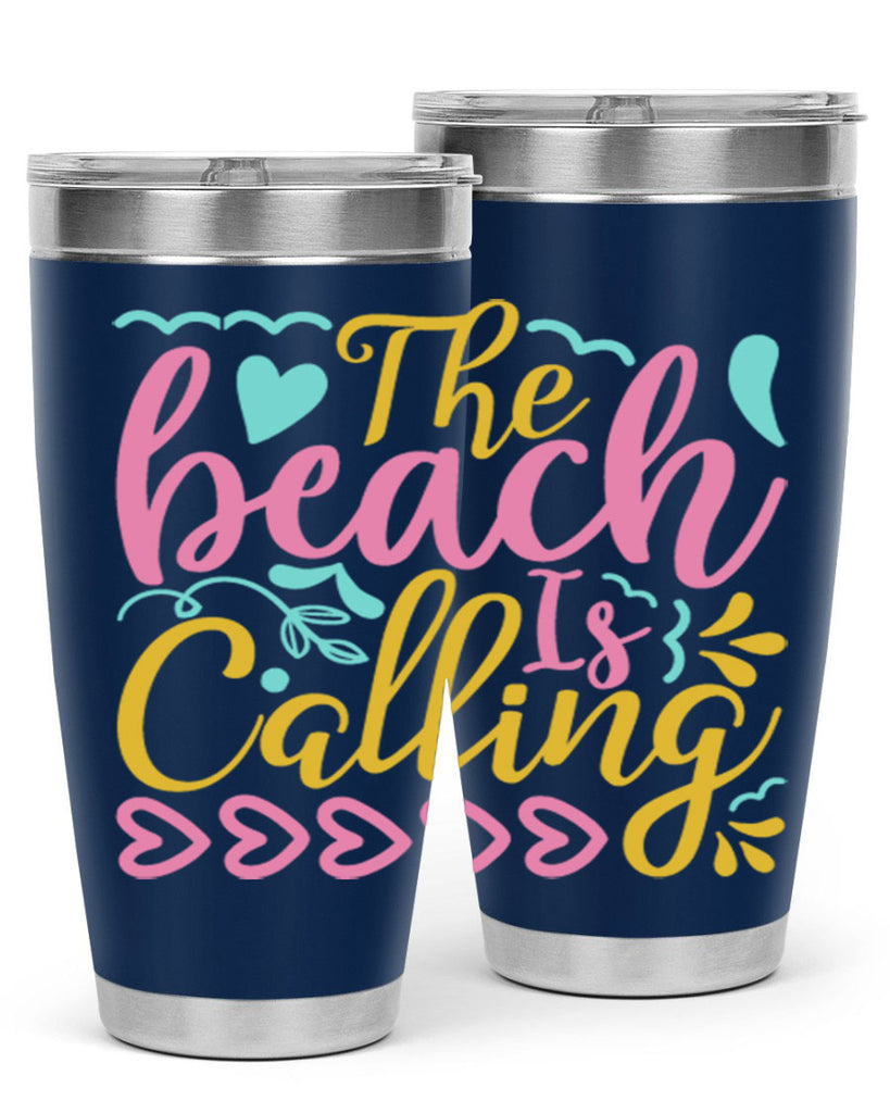 The beach is calling Style 1#- summer- Tumbler