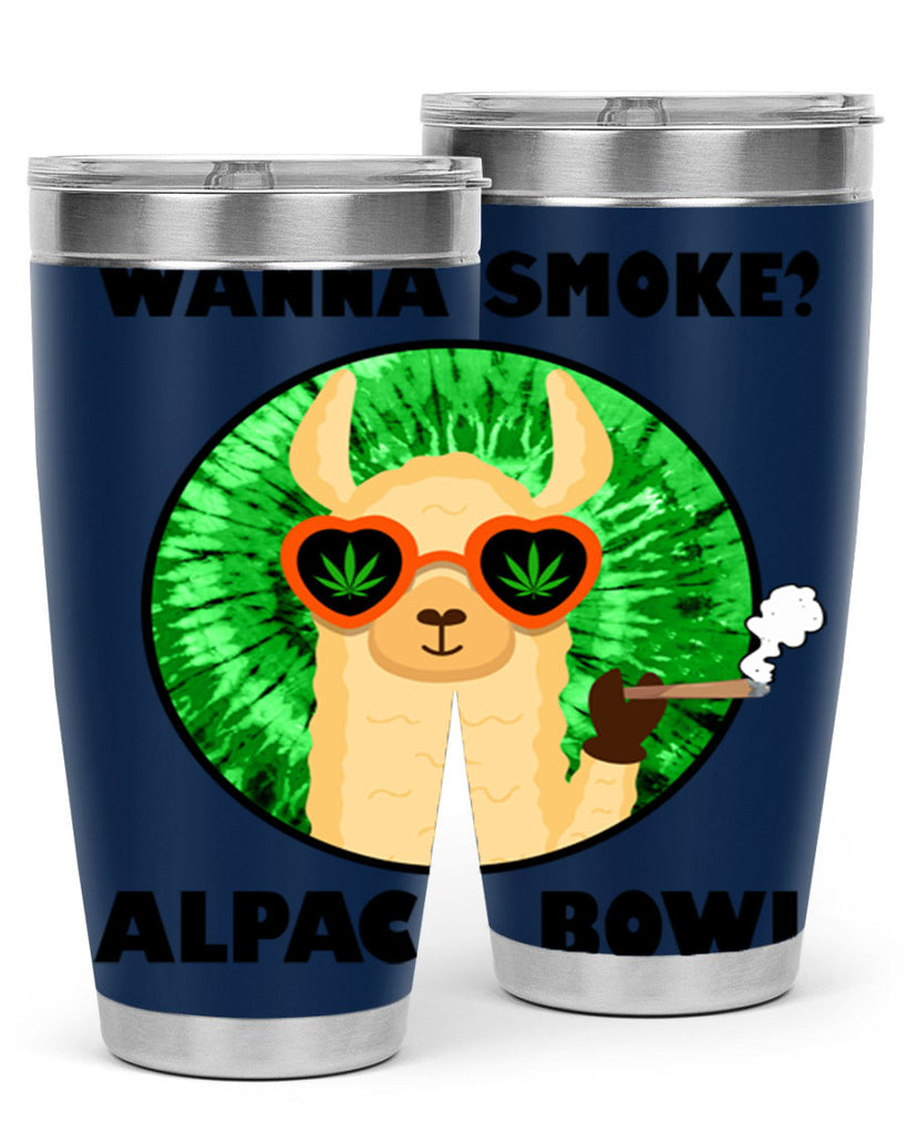 Wanna Smoke Alpaca Bowl 276#- marijuana- Tumbler