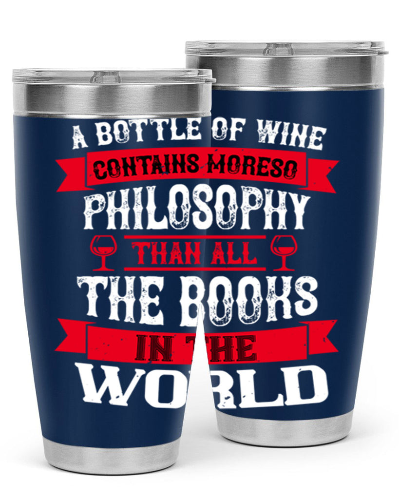 a bottle of wine contains moreso 96#- wine- Tumbler