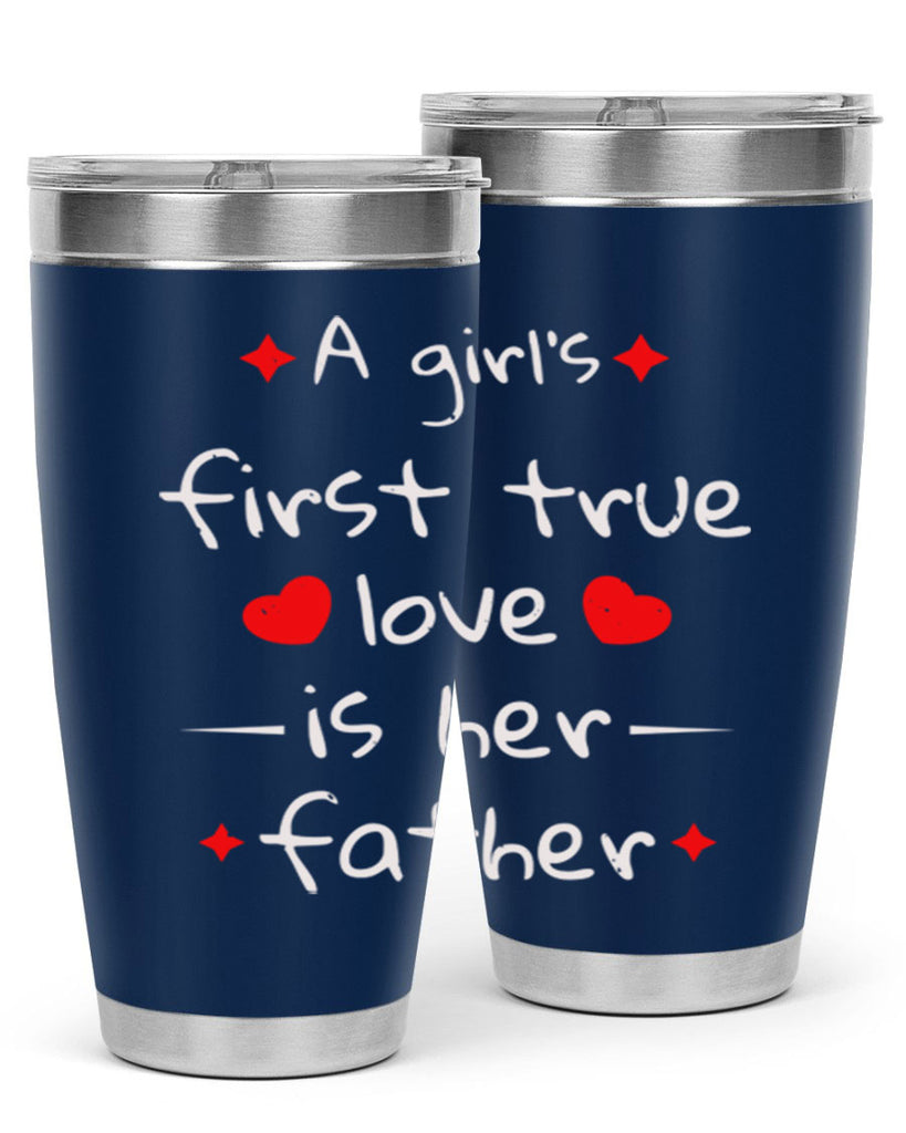 a girl’s first true 116#- fathers day- Tumbler