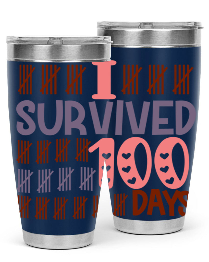i survived 100 days 13#- 100 days of school- Tumbler