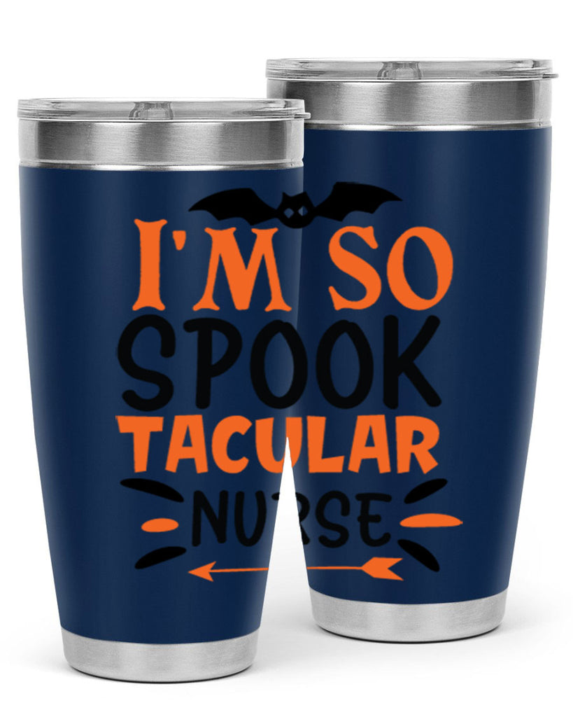 im so spooktacular nurse 111#- halloween- Tumbler