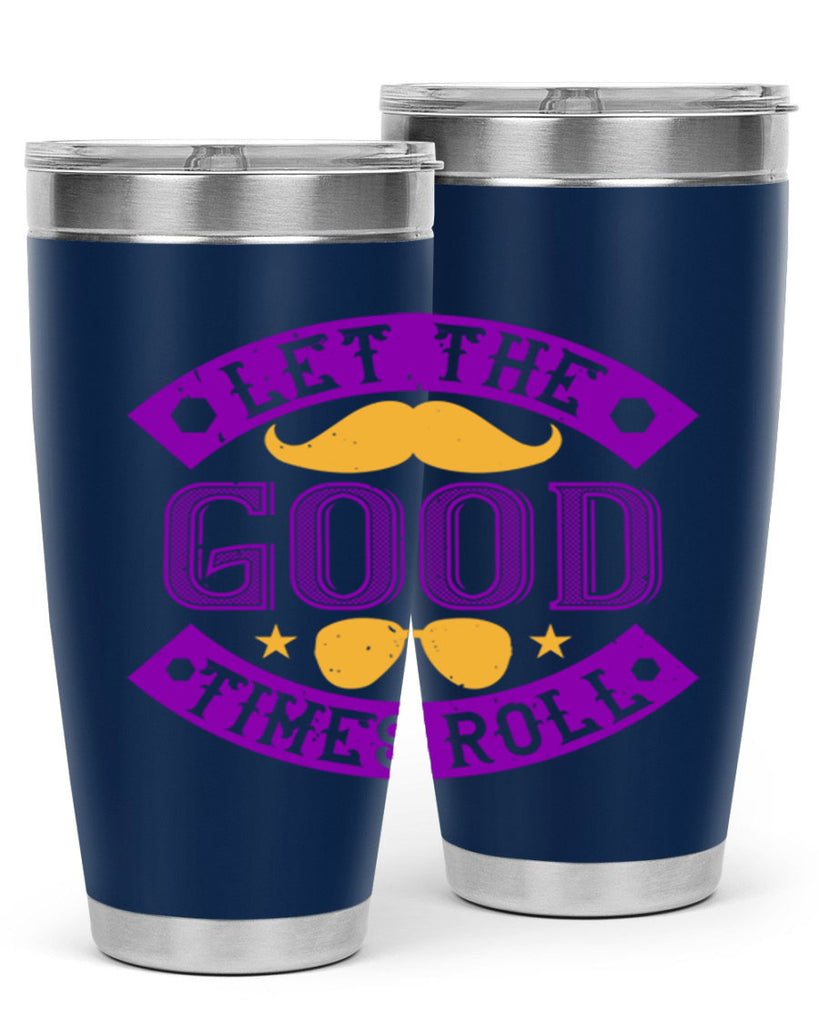 let the good times roll 52#- mardi gras- Tumbler