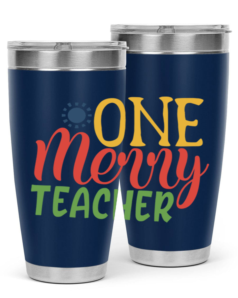 one merry teacher Style 162#- teacher- tumbler