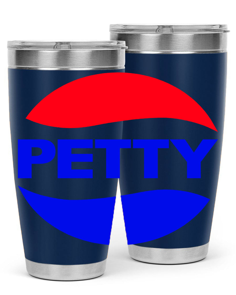 petty  pepsi 54#- black words phrases- Cotton Tank
