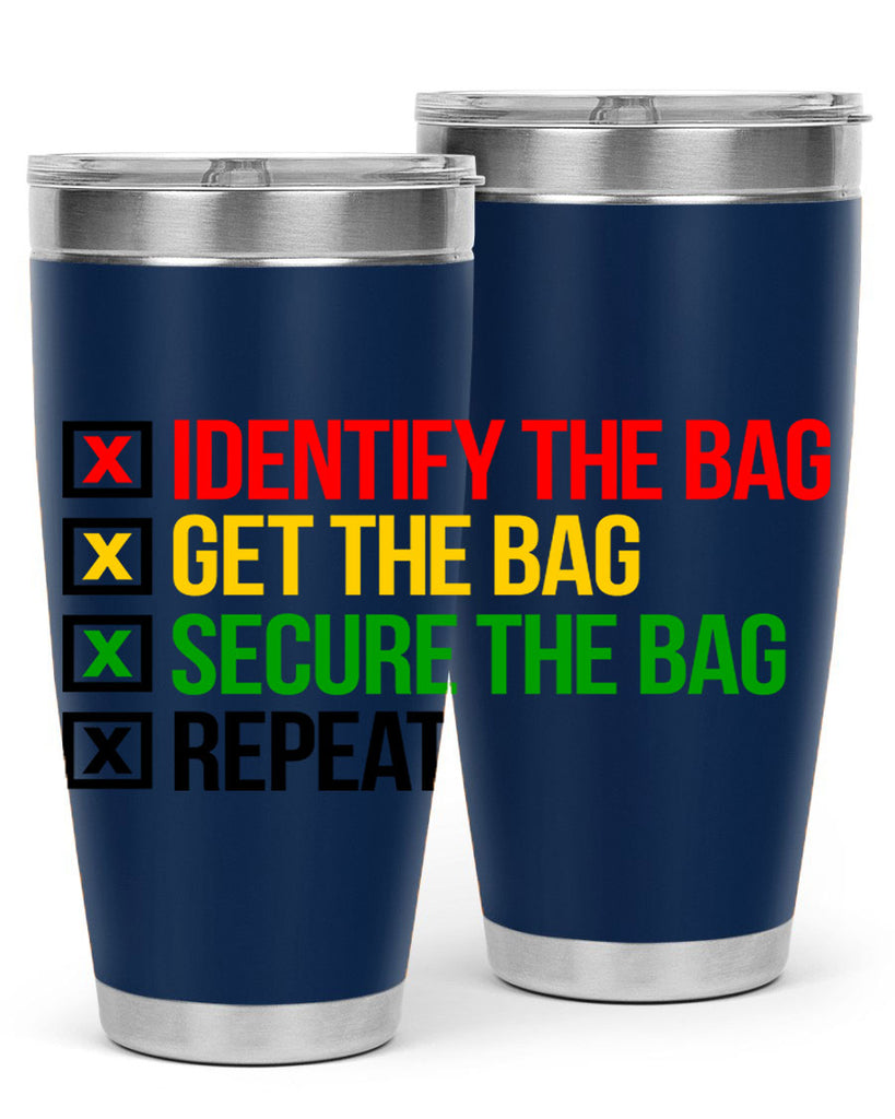 secure the bag 38#- black words phrases- Cotton Tank