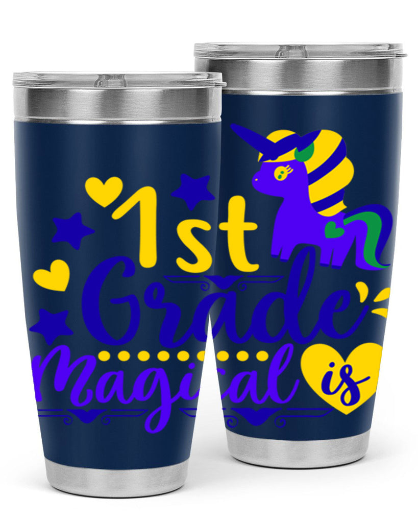 st grade magical 63#- mardi gras- Tumbler
