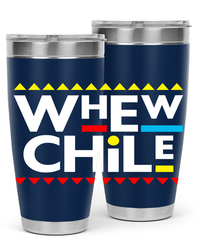 whew chile 11#- black words phrases- Cotton Tank