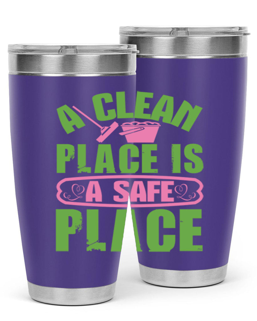 A clean place is a safe place Style 50#- cleaner- Cotton Tank
