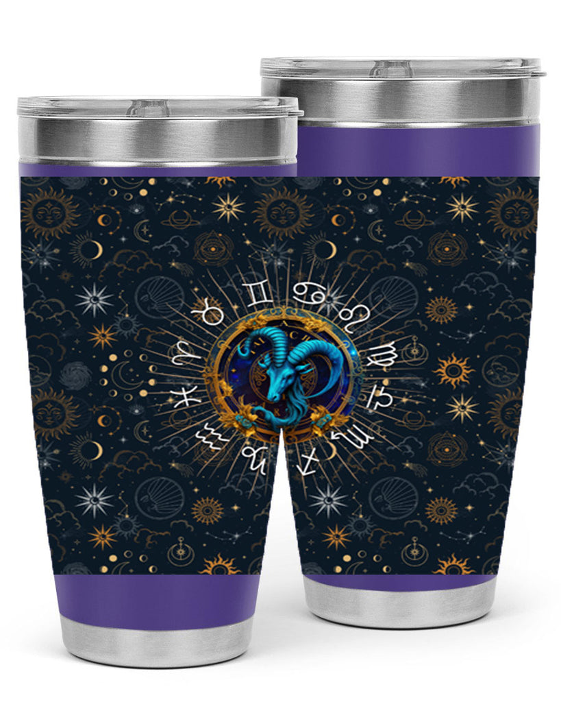Capricorn Straight 184#- zodiac- Tumbler