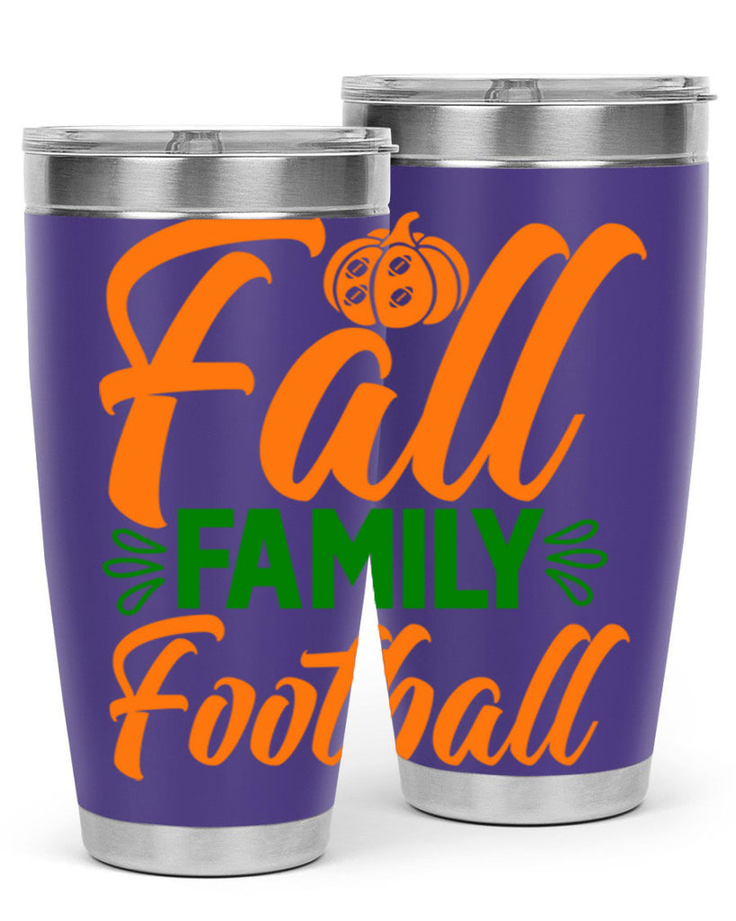 Fall Family Football 98#- fall- Tumbler