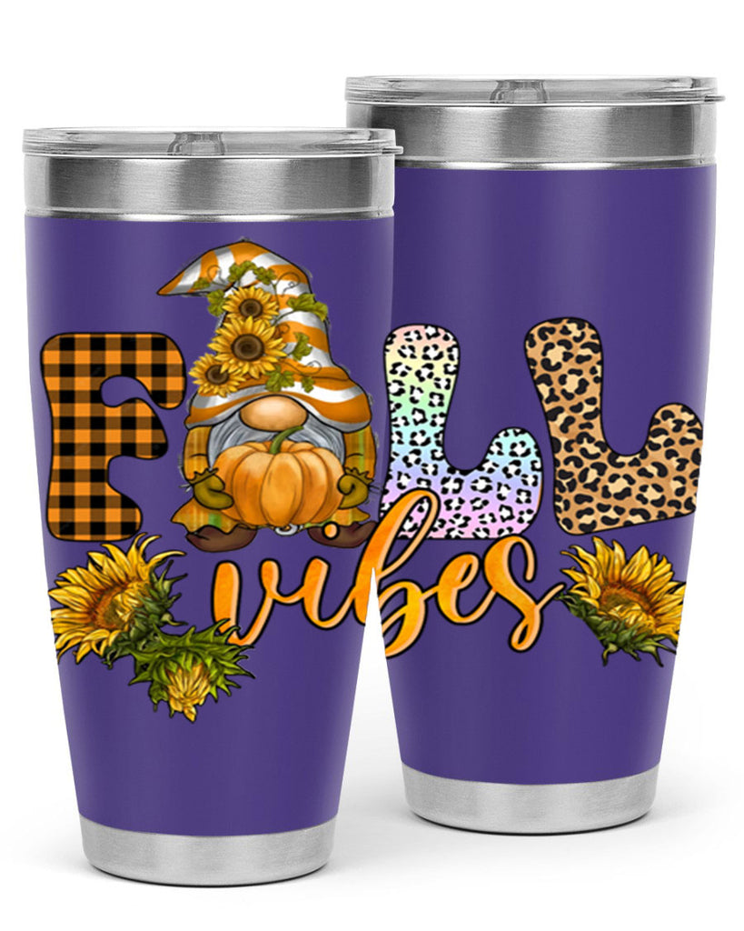 FallVibesFallGnome 164#- fall- Tumbler