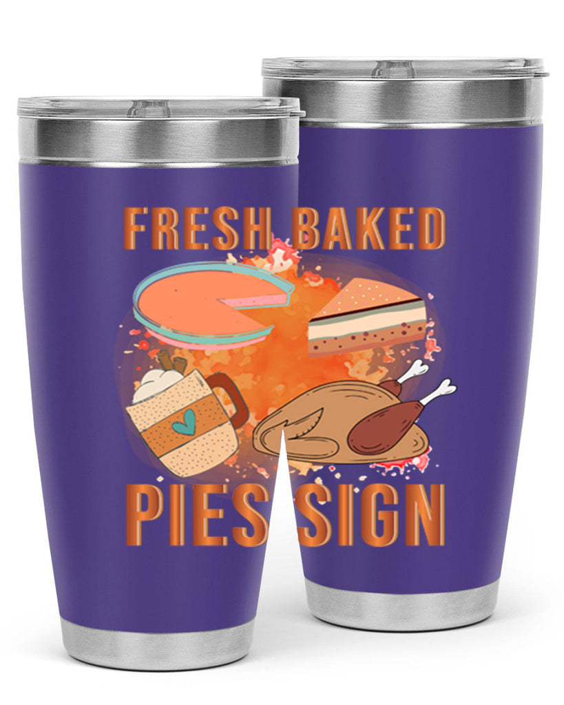 Fresh Baked Pies Sign 187#- fall- Tumbler