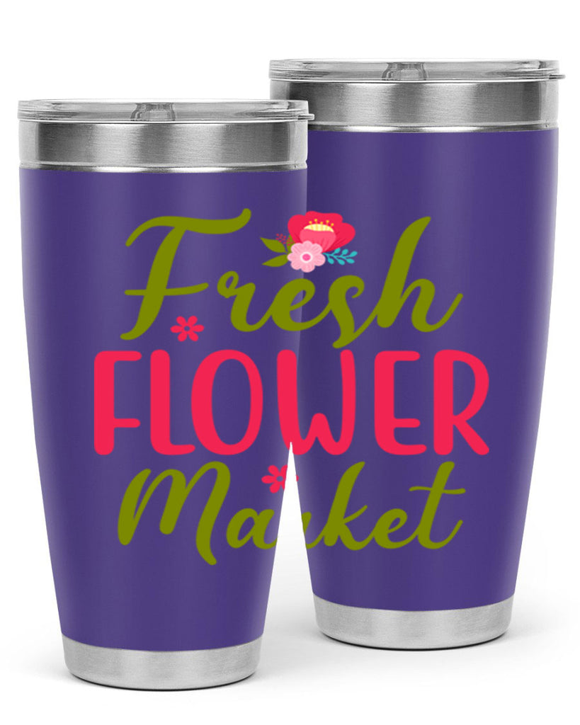 Fresh Flower Market 144#- spring- Tumbler