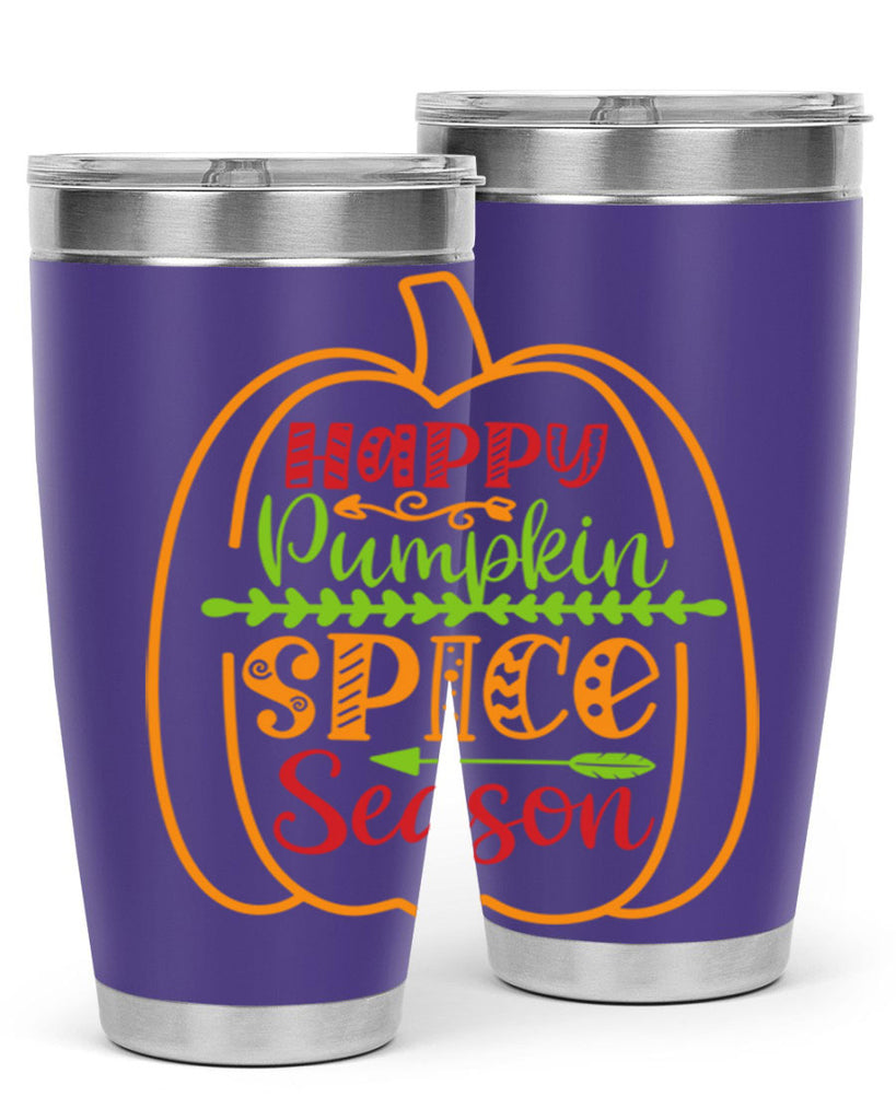 Happy Pumpkin Spice Season 243#- fall- Tumbler