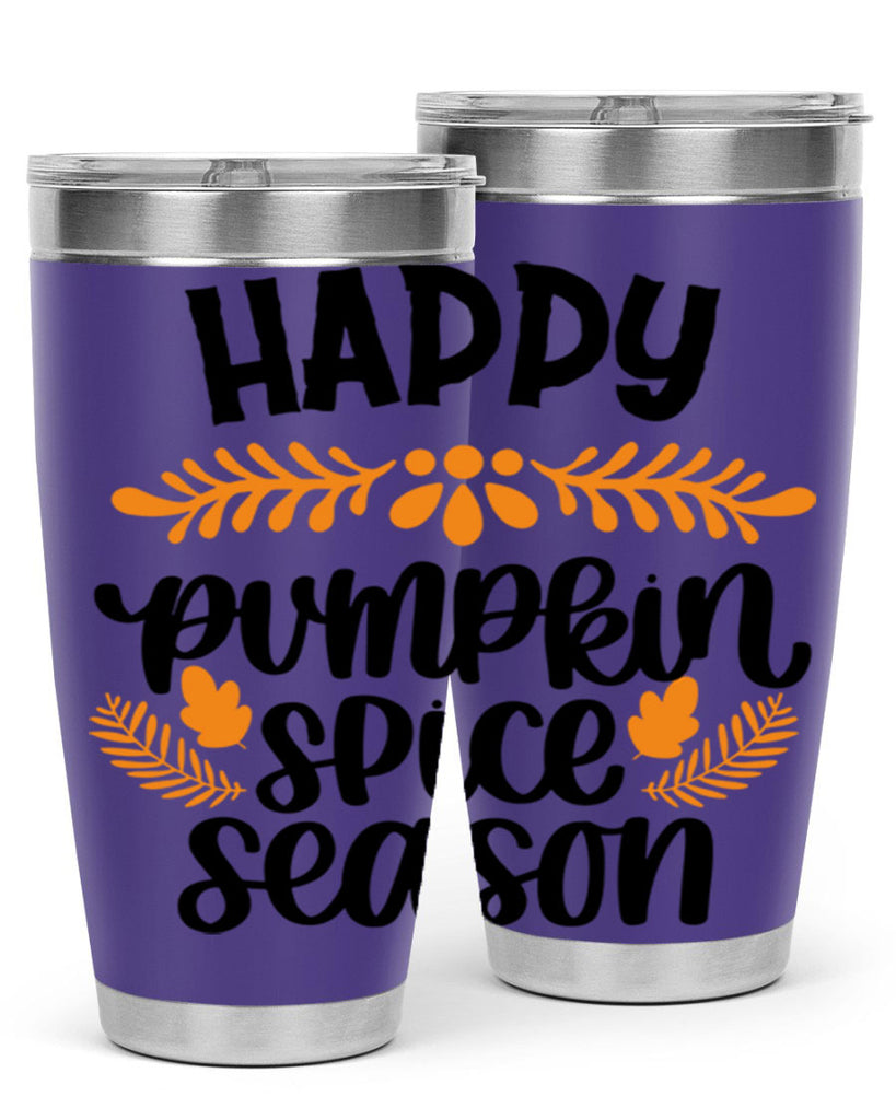 Happy Pumpkin Spice Season 492#- fall- Tumbler