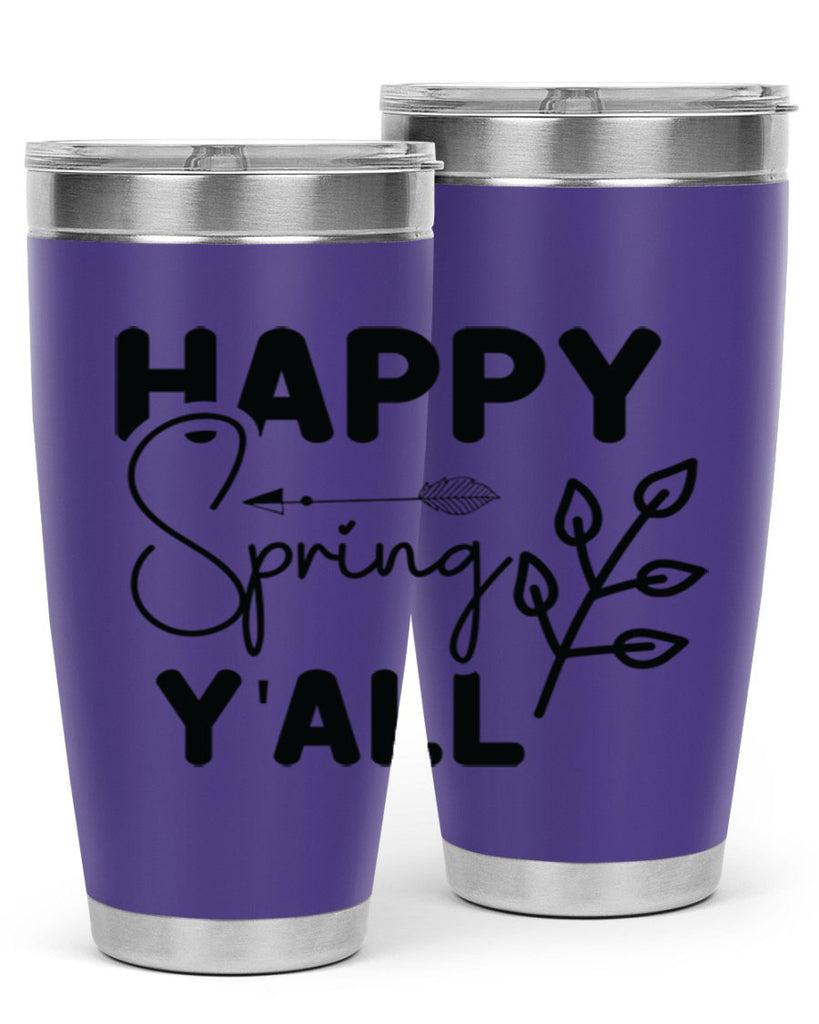Happy Spring Yall 170#- spring- Tumbler