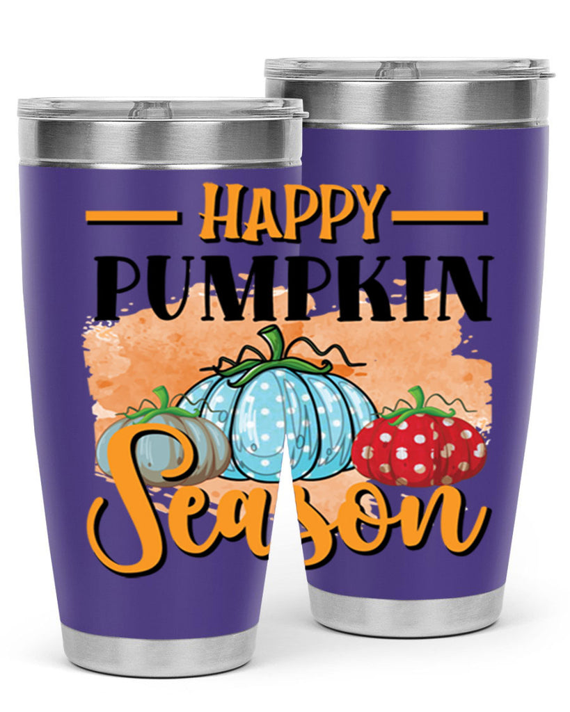 Happy pumpkin season 240#- fall- Tumbler