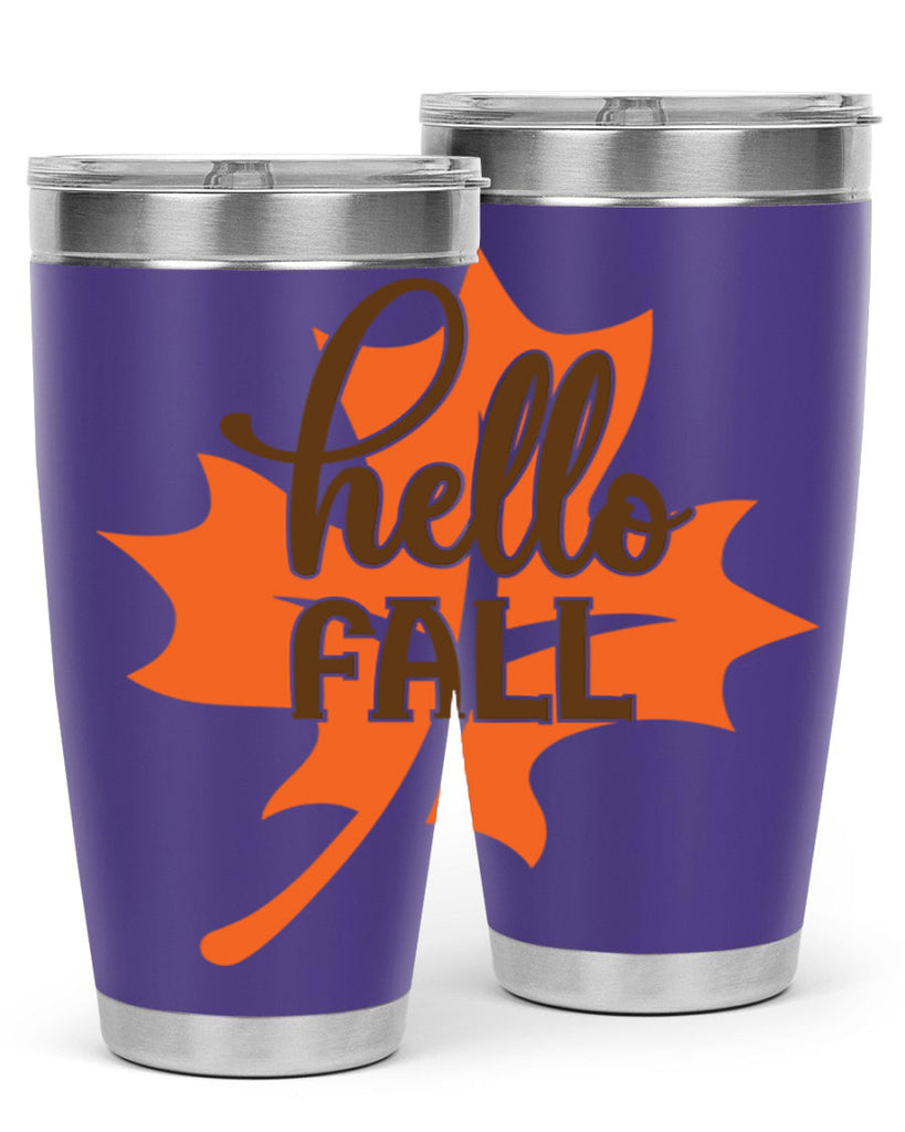 Hello Fall 273#- fall- Tumbler
