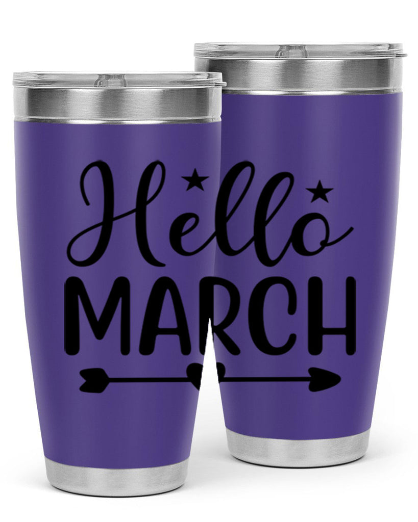 Hello March 184#- spring- Tumbler