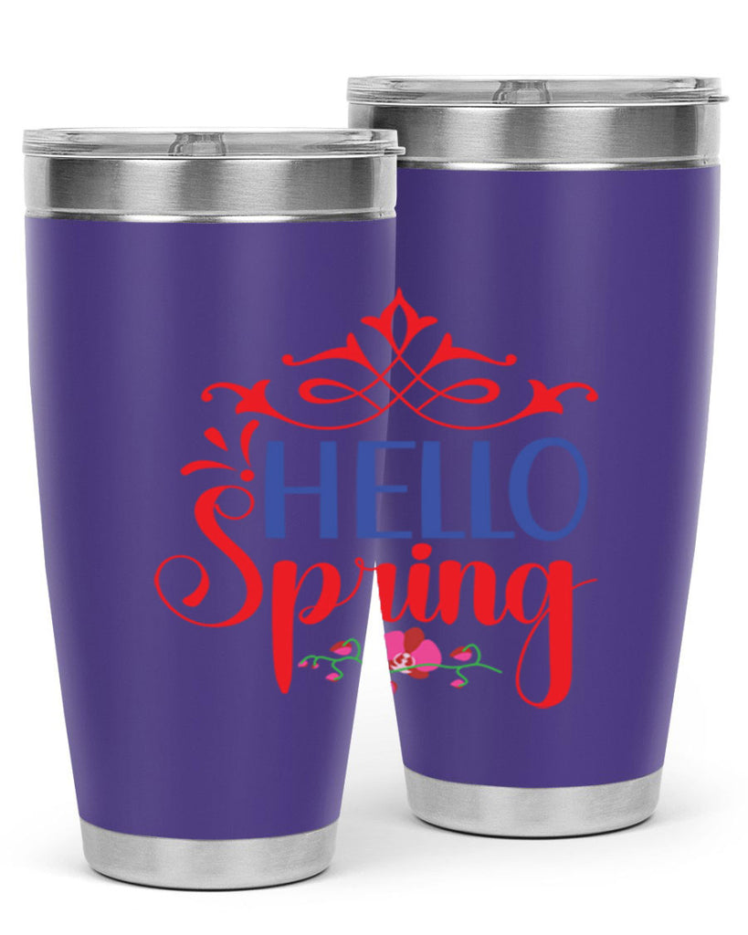 Hello Spring 211#- spring- Tumbler