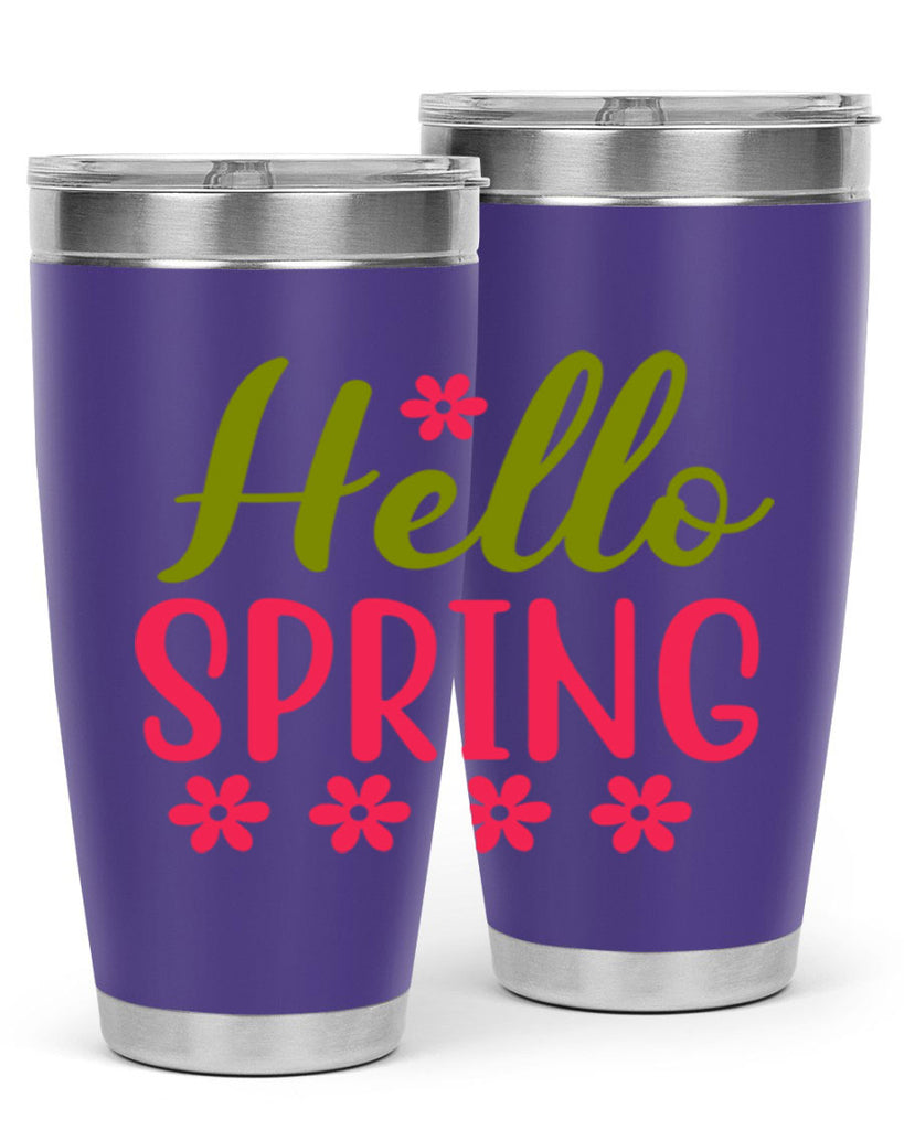Hello Spring 213#- spring- Tumbler