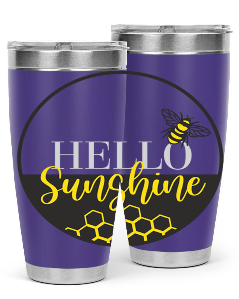 Hello Sunshine and bee216#- spring- Tumbler