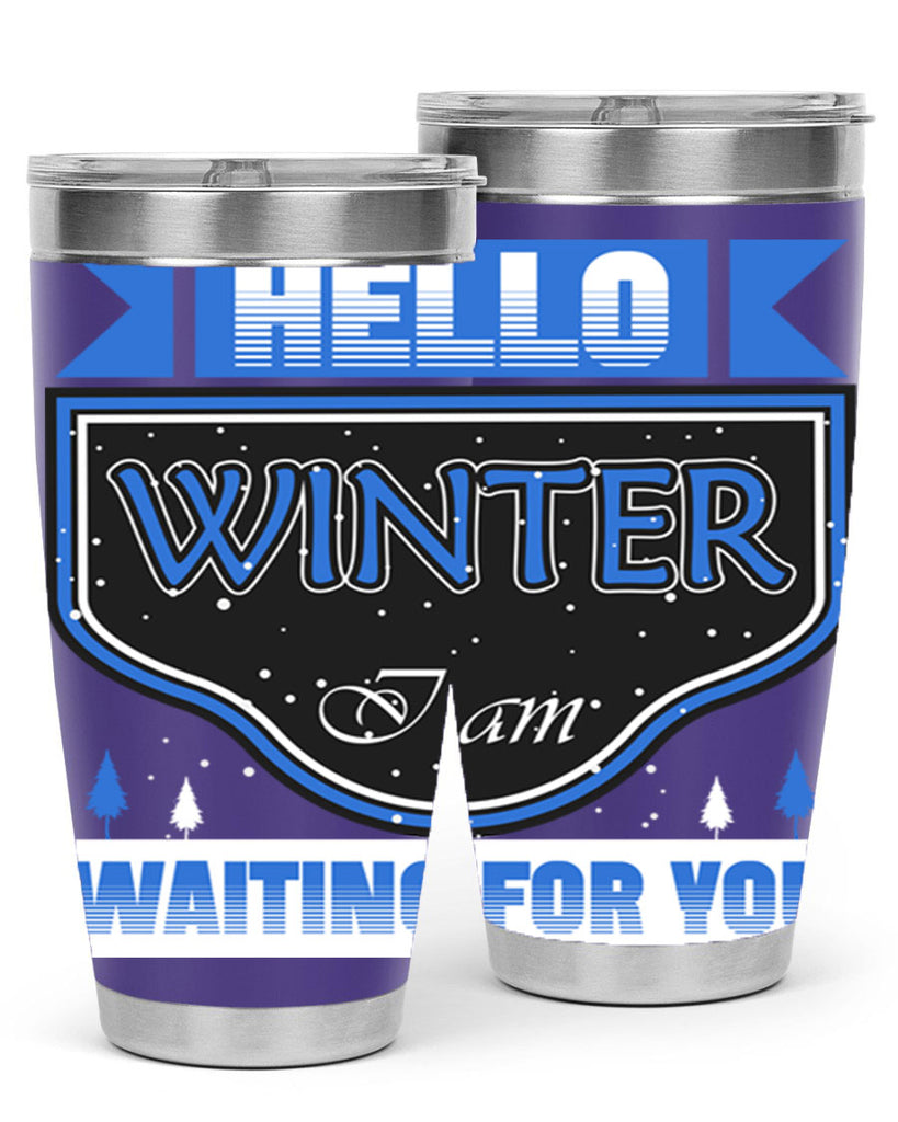 Hello Winter 164#- winter- Tumbler