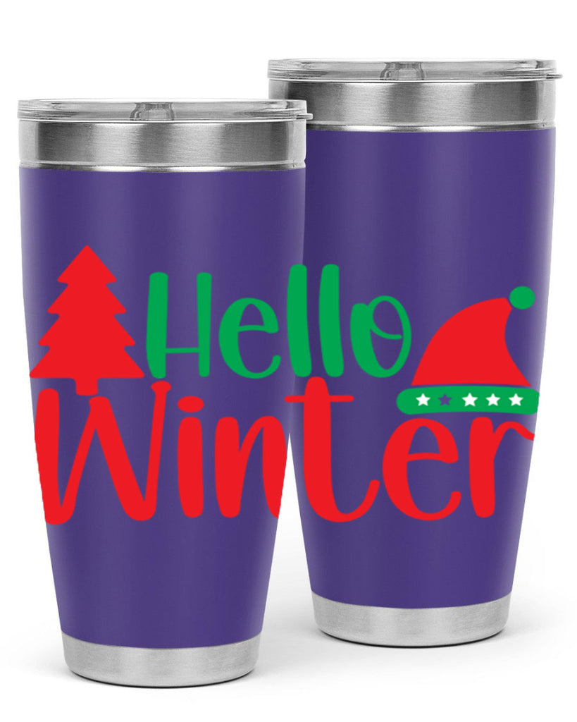 Hello Winter 180#- winter- Tumbler