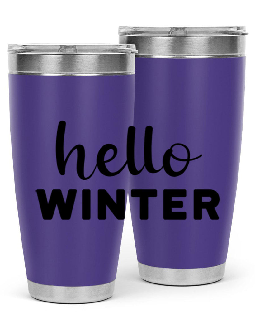 Hello Winter 186#- winter- Tumbler