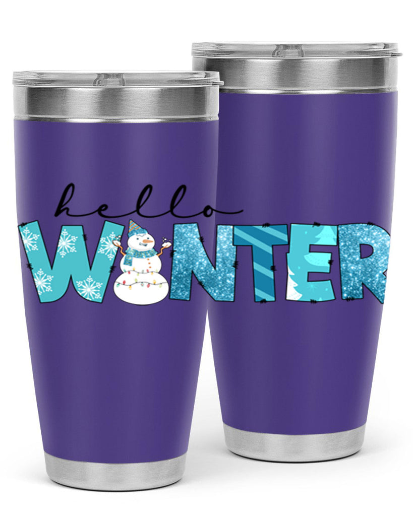 Hello Winter 188#- winter- Tumbler