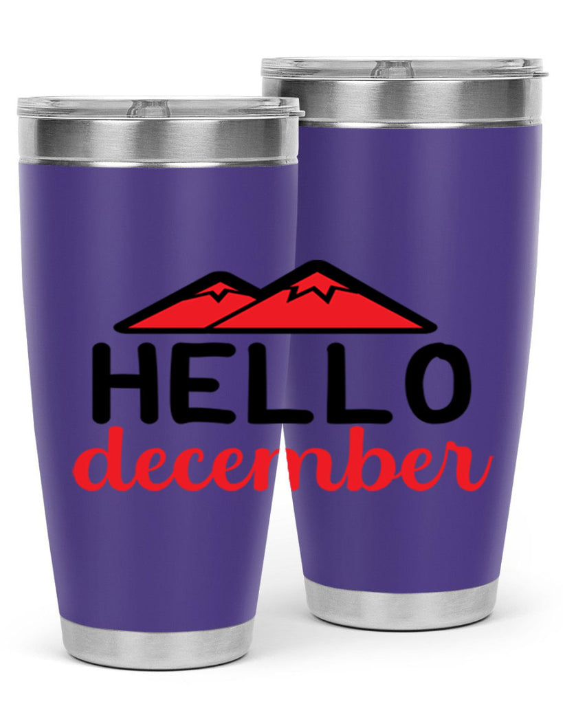 Hello december 160#- winter- Tumbler