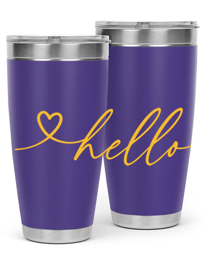 Hello heart183#- spring- Tumbler