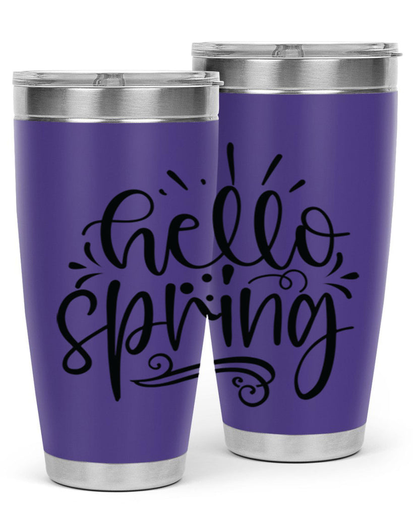Hello spring 3#- spring- Tumbler