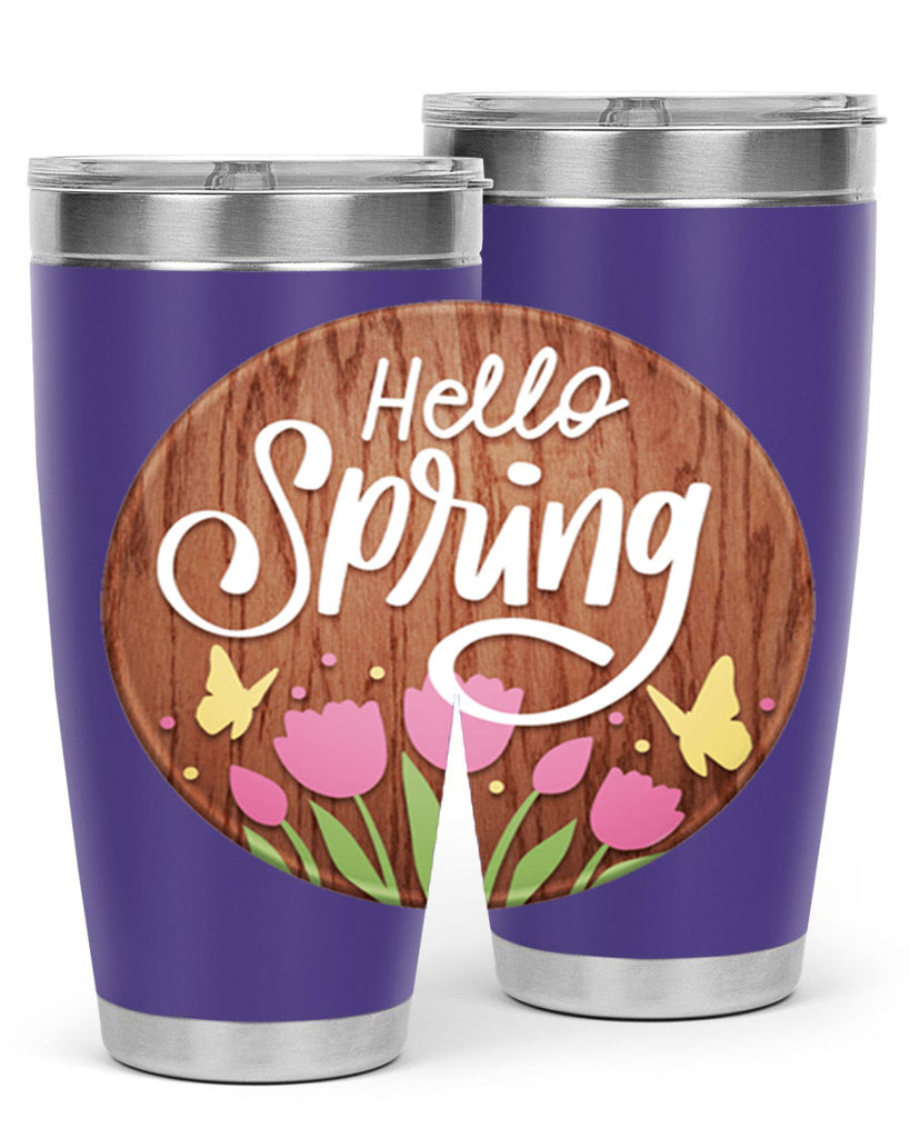 Hello spring Mockup202#- spring- Tumbler