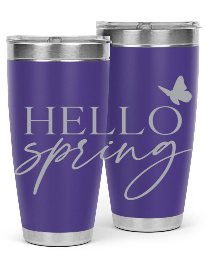 Hello spring butterfly195#- spring- Tumbler