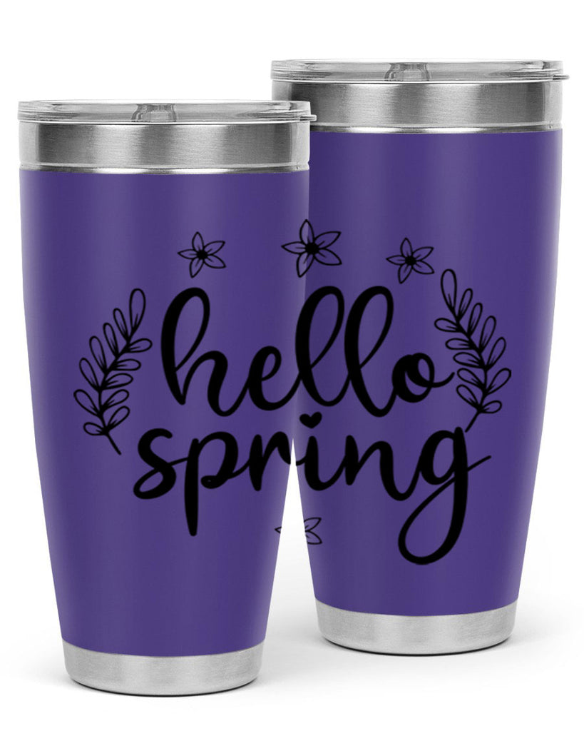 Hello spring design  221#- spring- Tumbler