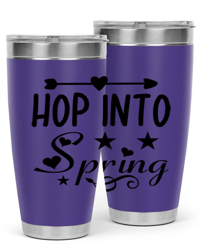 Hop into Spring 249#- spring- Tumbler