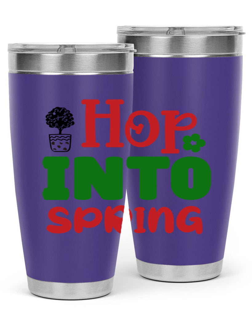 Hop into Spring 251#- spring- Tumbler
