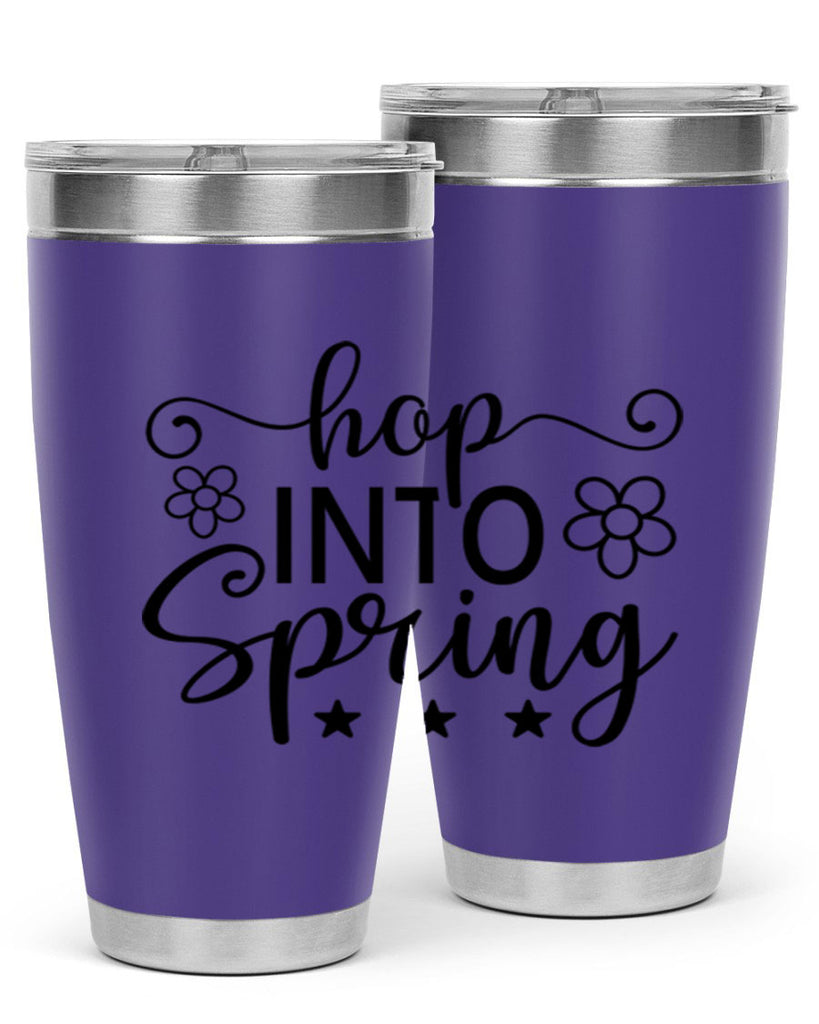 Hop into spring  252#- spring- Tumbler