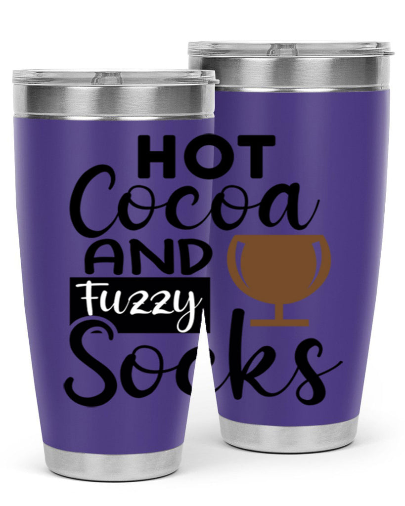 Hot Cocoa And Fuzzy Socks 218#- winter- Tumbler