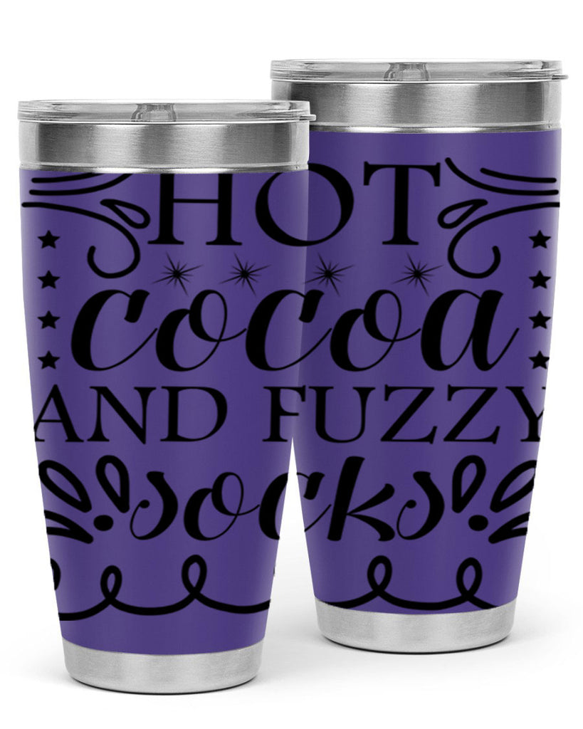 Hot Cocoa and Fuzzy Socks 217#- winter- Tumbler