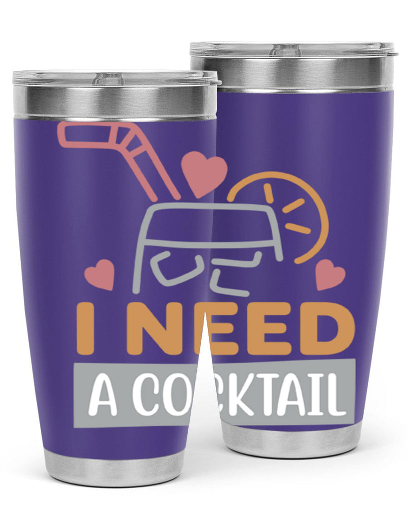 I Need A Cocktail 107#- fashion- Cotton Tank